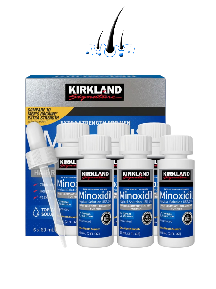 Minoxidil Kirkland Tratamiento 6 Meses + Máquina T10